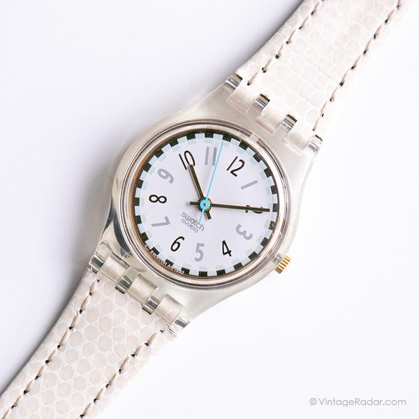 1992 Swatch GK150 COOL FRED Watch | Vintage White Swatch Gent