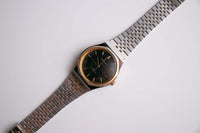 Black Dial Vintage Kelton reloj Para él | Vintage de lujo reloj