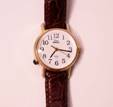 Small Gold-Tone Timex Indiglo Watch for Women Quartz Movement