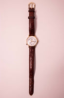 Pequeño tono de oro Timex Indiglo reloj Para el movimiento de cuarzo de las mujeres