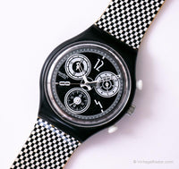Schach SCB116 Vintage swatch Uhr | Wie neu Chronograph Uhr