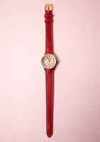 Timex Orologio da finestra della data indiglo per donna orologio rosso