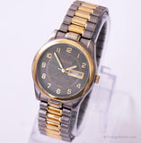 Vintage negro y dorado Benrus reloj | Benrus Vigilancia para hombres y mujeres
