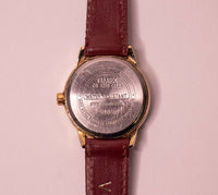 Timex Indiglo WR 30m reloj con una esfera blanca y luz