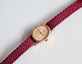 2C20-5589 Seiko Vintage Watch | Tiny Gold-Tone Watch For Women - Vintage Radar
