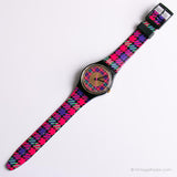 1992 Swatch GB147 TWEED Watch | Vintage Collectible Swatch Gent