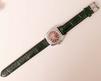 Ancien Kelton Montre-bracelet mécanique étanche avec cadran rouge