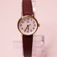 Década de 1990 Timex Indiglo WR 30M USA reloj con dial blanco