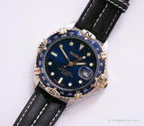 Vintage BNW701 38 mm Benrus reloj | Marina azul marino Benrus reloj