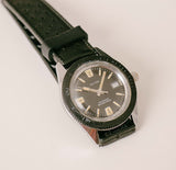 Vintage noir Kelton Mécanique montre | Montre-bracelet militaire imperméable