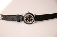 Vintage negro Kelton Mecánico reloj | Reloj de pulsera militar impermeable