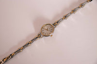 Pequeño dos tonos vintage Timex reloj para mujeres | 90 Timex Señoras reloj