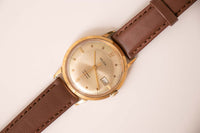 Vintage Kelton Men's Wristwatch | Gold Mechanical Kelton Armachoc Watch - Vintage Radar