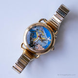 Antiguo Bugs Bunny Musical reloj para damas | Tono dorado Armitron reloj