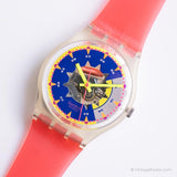 1992 Swatch GK151 SOL Watch | Quadrante scheletro vintage Swatch Gentiluomo