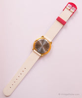 Orange Scheiben gedruckte ADEC Uhr | Vintage bunte ADEC von Citizen Uhr