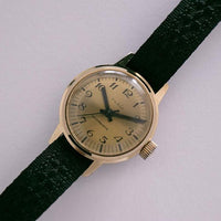 Vintage Gold-tone Ruhla Watch | 1970s German Mechanical Wristwatch - Vintage Radar