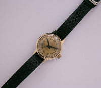 Vintage Gold-tone Ruhla Watch | 1970s German Mechanical Wristwatch - Vintage Radar