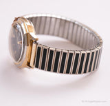 Benrus Diamond Quartz Watch | Tono d'oro vintage Benrus Data del giorno Guarda