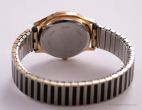 Benrus Diamantquarz Uhr | Vintage Gold-Ton Benrus Tagesdatum Uhr