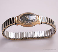 Benrus Diamantquarz Uhr | Vintage Gold-Ton Benrus Tagesdatum Uhr