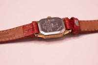 Millésime des années 90 Timex Rectangulaire montre Pour les femmes-or