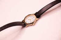 Óvalo de tono de oro Timex reloj para mujeres | Señoras Timex Relojes