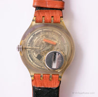 RED ISLAND SDK106 Scuba Swatch Watch | 1992 Orange Swatch Scuba