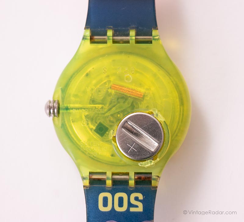 Colorful Vintage Swatch Scuba COMING TIDE SDJ100 Watch | Swiss Made ...