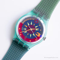 1993 Swatch GL105 Soleil montre | Condition de menthe vintage Swatch Gant