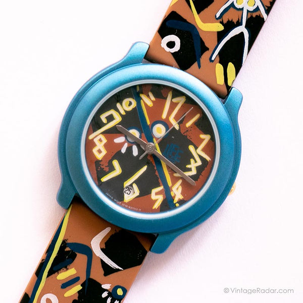 Vintage Doodle Life de Adec reloj | Cuarzo de Japón reloj por Citizen