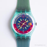 1993 Swatch GL105 Soleil Watch | حالة النعناع خمر Swatch جنت