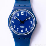 Vintage GN230 UP-Wind swatch Uhr | Alles blau swatch Originale Gent