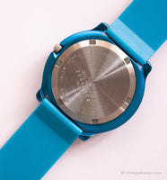 Vida minimalista azul vintage por adec reloj | Cuarzo de Japón reloj