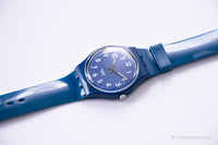 Vintage GN230 UP-Wind swatch Uhr | Alles blau swatch Originale Gent