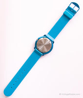 Life minimaliste bleu vintage par ADEC montre | Quartz au Japon montre