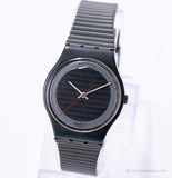 Ultra Rare 1987 SILVER CIRLCE GA105 Swatch Watch | 80s Swatch Watches