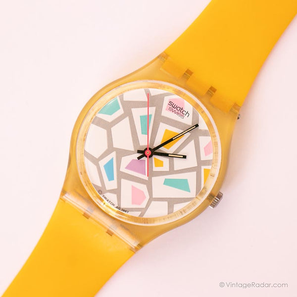 1987 Swatch GK108 Tintarella Uhr | Vintage 80er -Sammlerstücke Swatch