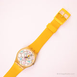 1987 Swatch GK108 Tintarella Watch | قابلة للتحصيل في 80 عتيقة Swatch