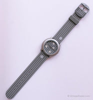 Vintage Pinstripes Life by Adec Watch | Gray Japan Quartz Watch by Citizen
