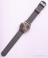 Vintage Pinstripes Life de Adec reloj | Cuarzo de Japón gris reloj por Citizen