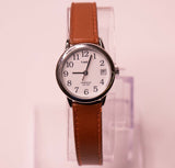 Jahrgang Timex Wasserabweisend Uhr Für Frauen weißes Zifferblatt