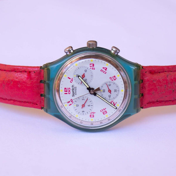 1991 JFK SCN103 Vintage Swatch Chronograph Watch | 90s Swiss Watch