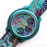 Vintage Blue Rose Life de Adec reloj | Damas de cuarzo de Japón reloj por Citizen