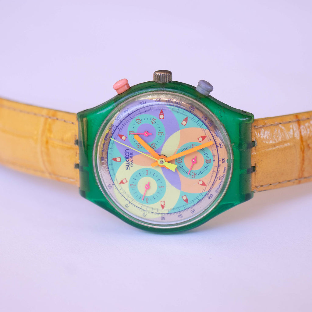 SOUND SCL102 Swatch Watch | 90s Vintage Chronograph Swatch