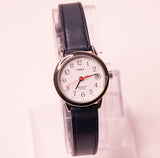Correa de cuero azul Timex Indiglo reloj para mujeres 1990s