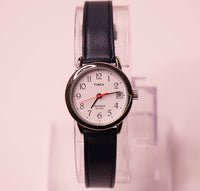 Blue Leather Strap Timex Indiglo Watch for Women 1990s