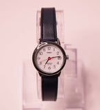Blau Lederband Timex Indiglo Uhr Für Frauen 1990er Jahre