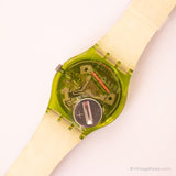 1991 Swatch GZ117 Flaeck montre | Ancien Swatch Spéciaux montre