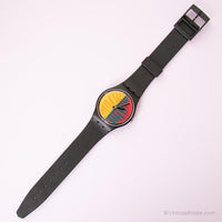 1987 Swatch Gb113 waipitu reloj | Vintage 80 Swatch Caballero